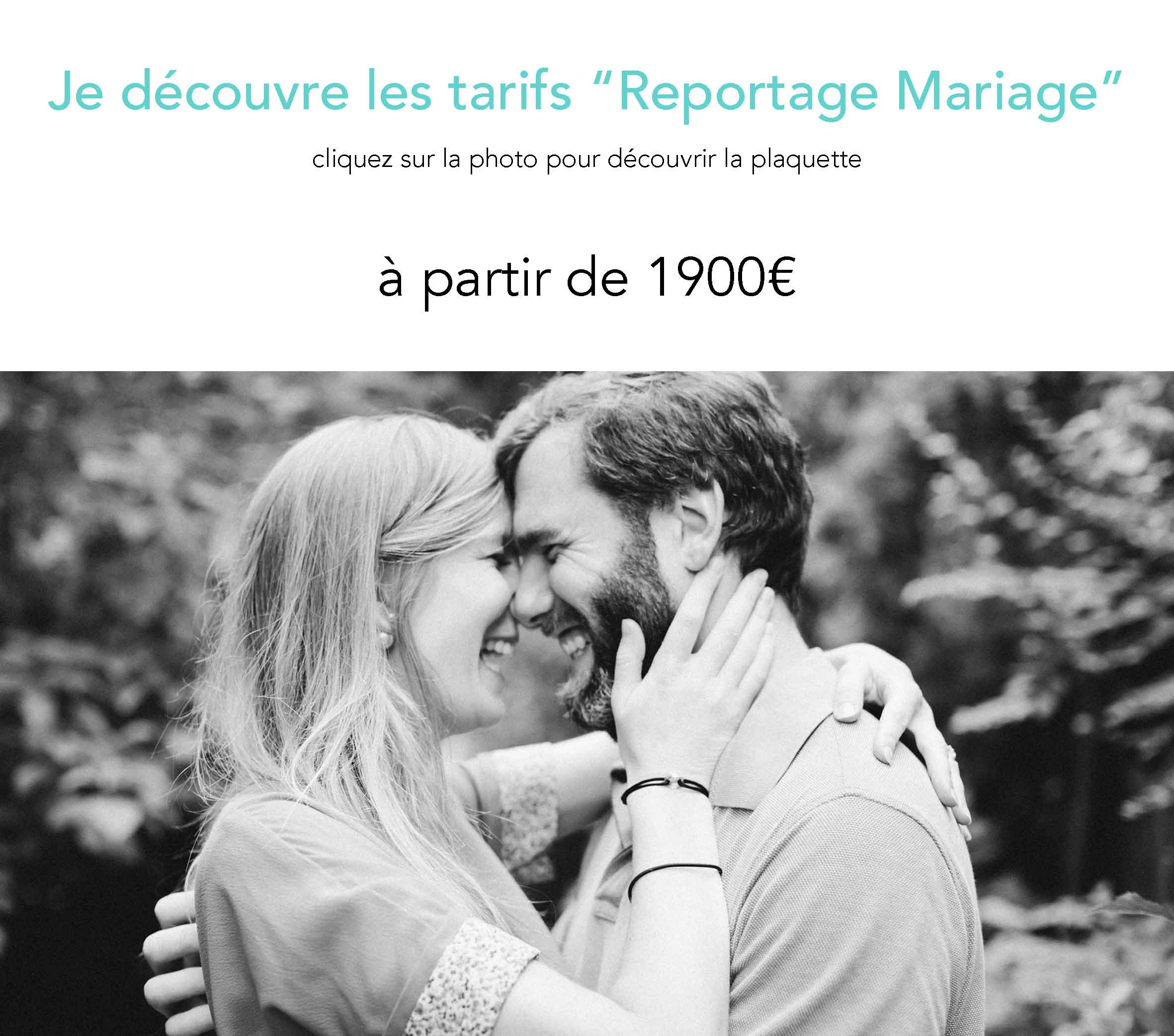 Tarifs Reportage Mariage_Sarah Galvan