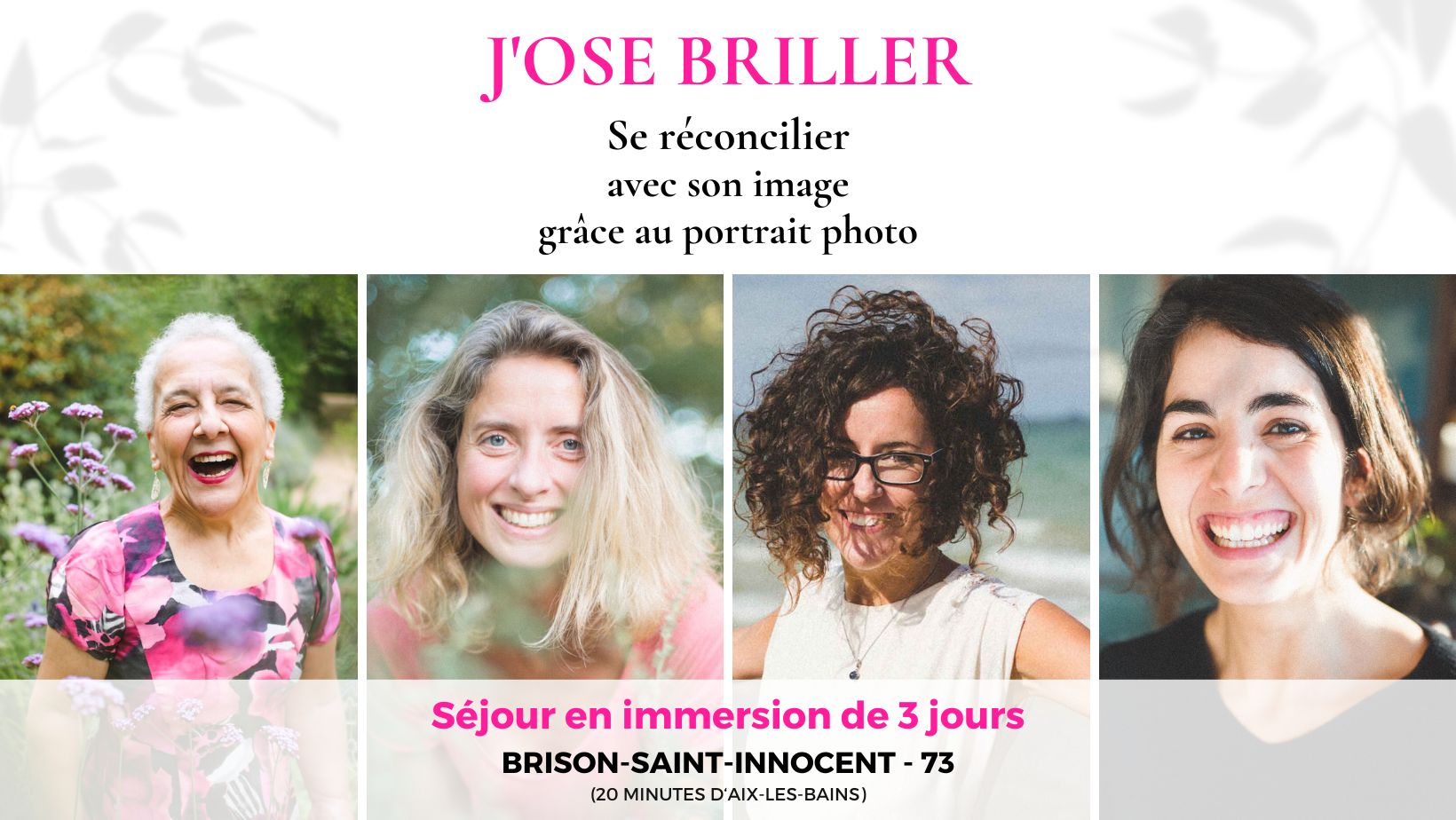 Séjour en immersion J'ose briller_Sarah Galvan